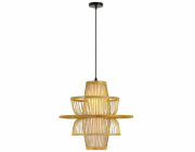 IMMAX BOHO PINCHOS designové závěsné svítidlo, D45cm, E27, bambusové dřevo