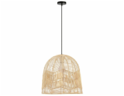 IMMAX BOHO PELO designové závěsné svítidlo, D50cm, E27, přírodní ratan