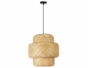 IMMAX BOHO HILO designové závěsné svítidlo, D50cm, E27, bambus