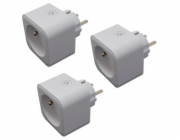 Xtend Home set 3x chytrá interní zásuvka, měření příkonu, správné spínání fáze, Tuya