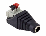 XtendLan Napájecí redukce plug/svorkovnice - SAMICE 5,5/2,1mm (ke zdroji) na rychlosvorku