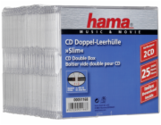 1x25 Hama CD-obaly      CD-Box- Slim Double                51168