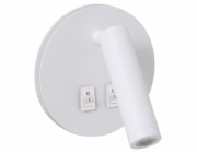 IMMAX GOAL designové nástěnné LED svítidlo, 2 vypínače, 6W, bílé