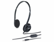 GENIUS headset HS-200C, 2x 3,5 jack, redukce na single jack