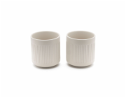 1x2 Bredemeijer Teebecher Skagen 300ml weiß Steingut       147053