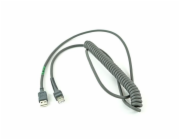 Kabel Zebra USB kroucený, 2.8m