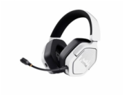 TRUST Herní sluchátka GXT 493W Carus, Bluetooth, 2.4GHz, bílá
