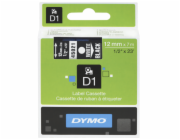 Dymo D1 12mm White/Black labels 45021