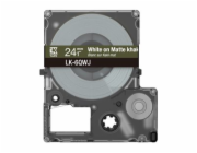 Epson Matte Khaki/White 24mm LK-6QWJ, C53S672090