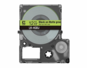 Epson Matte Green/Black 12mm LK-4GBJ, C53S672077