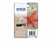 Epson 603 Multipack - 3-balení - žlutá, azurová, purpurová - originální - blistr s RF / akustickým alarmem - inkoustová cartridge - pro Expression Home XP-2150, 2155, 3150, 3155, 4150, 4155; WorkForce