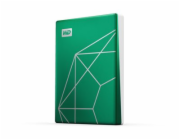 WD My Passport Ultra WDBJXT0020BGN-WESN - 20th Emerelad Anniversary Edition - pevný disk - šifrovaný - 2 TB - externí (přenosný) - USB 3.2 Gen 1 - AES 256 bitů - smaragdová zelená