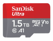 SanDisk Ultra - Paměťová karta flash (adaptér microSDXC na SD zahrnuto) - 1.5 TB - A1 / UHS Class 1 / Class10 - microSDXC UHS-I