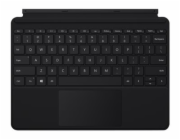 Microsoft Surface Go Type Cover - Klávesnice - s trackpad, akcelerometr - podsvícená - Belgické francouzštiny - černá - komerční - pro Surface Go, Go 2