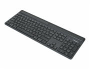 Targus EcoSmart - Klávesnice - udržitelné získávání energie - antibakteriální - podsvícení - bezdrátový - Bluetooth 5.0 - QWERTY - severské jazyky - klávesový spínač: Scissor-Key - černá - recycled pa
