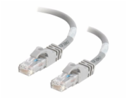C2G Cat6 Booted Unshielded (UTP) Network Patch Cable - Patch kabel - RJ-45 (M) do RJ-45 (M) - 3 m - UTP - CAT 6 - lisovaný, provedení bez hrbolků, licna - šedá