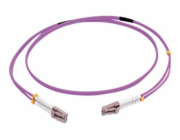 C2G 2m LC/LC OM4 LSZH Fibre Patch - Purple - Patch kabel - multirežim LC (M) do multirežim LC (M) - 2 m - optické vlákno - duplex - 50 / 125 mikron - OM4 - purpurová
