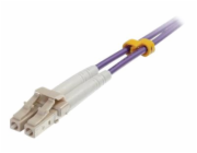 C2G 1m LC/LC OM4 LSZH Fibre Patch - Purple - Patch kabel - multirežim LC (M) do multirežim LC (M) - 1 m - optické vlákno - duplex - 50 / 125 mikron - OM4 - purpurová
