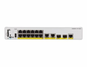 Cisco Catalyst 9200CX - Network Advantage - přepínač - kompaktní - L3 - řízený - 12 x 1000Base-T + 3 x 1000Base-T + 2 x 1 Gigabit / 10 Gigabit SFP+ (uplink) - Lze montovat do rozvaděče - UPOE+
