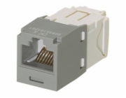 Panduit MINI-COM TX6 Plus - Modul - CAT 6 - UTP - mezinárodní šedá - 1 port