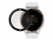 PanzerGlass - Ochrana obrazovky pro sportovní hodinky - sklo - barva rámu černá - pro Garmin Venu 2S