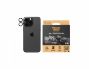 PanzerGlass Hoops - Chránič na objektiv pro mobilní telefon - sklo - barva rámu černá - pro Apple iPhone 15 Pro, 15 Pro Max