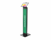 Compulocks Universal Tablet Cling Brandable Floor Stand - Stojan - pro tablet - uzamykatelný - ocel - černá - velikost obrazovky: up to 13" - montážní rozhraní: 100 x 100 mm - podlahové provedení