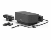 Logitech Logi Dock Focus Room Kit - Souprava pro video konference (Logitech Logi Dock, Logitech BRIO Ultra HD Pro Webcam) - certifikováno pro Microsoft Teams