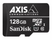 AXIS Surveillance - Paměťová karta flash (adaptér microSDXC na SD zahrnuto) - 128 GB - UHS-I U1 / Class10 - microSDXC UHS-I - černá - pro AXIS D3110, M3085, M3086, M4308, M5075, P3818, Q1656, Q1715, Q