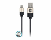 Datový kabel Forever Modern USB/USB-C 1m 2A černý