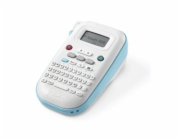 Brother P-Touch PT-N10 - Nástroj pro tvorbu vlastních obalů na disky - Č/B - přímý termální - šířka 12 mm - 180 dpi - a? 9 mm/s - řezačka - náhled tisku, tisk 2 řádek, vertikální potisk - bílá, modrá