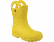 Dětské boty Crocs Rukojeť Rain Boot žlutá vel. 34-35 (12803)