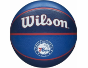 Basketbal Wilson Wilson NBA Tribute Philadelphia (jedna velikost) modrá