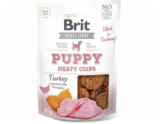 Brit Jerky Turkey Meaty Coins - Turecko - Pochoutka pro štěňata - 80 g