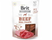 Brit Jerky Beef Real Fillets - Hovězí - psí pamlsek - 80 g