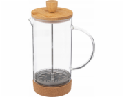 Kávovar Secret de Gourmet Glass s bambusovým víkem, 1L