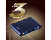 Silicon Power Armor A80 1TB, USB3.0, SP010TBPHDA80S3B modrá