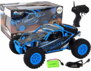 LeanToys dálkově ovládané terénní auto R/C 1:24 modré