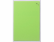 NAGA Skleněná magnetická tabule světle zelená 40x60 (10550N)