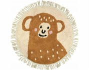 Home Styling Collection Dětský koberec s třásněmi ANIMALS, 90 cm