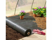 ExtraLink Extralink Agrotextilie 80g 1,6x100m černá uv agrotextilie protiplevelová rohož-371