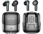 Sluchátka Awei AWEI Bluetooth 5.3 T79 ENC TWS + dokovací stanice černá/černá