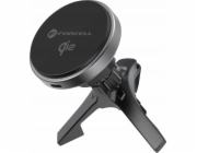 Držák do auta ForCell FORCELL F-GRIP Rapid Charge s Qi2 15W indukčním nabíjením kompatibilní s MagSafe šedá