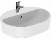 Kolo Variform umyvadlo, eliptické umyvadlo, 50 cm, na desku, s otvorem pro baterii (500775016)