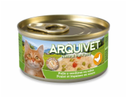 ARQUIVET Chicken in sauce with vegetables - mokré krmivo pro kočky - 80g