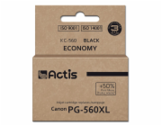Actis KC-560 Canon inkoust do tiskárny, náhradní PG-560XL; Supreme; 22 ml; černý. Tiskne o 50 % více než originální náplň.