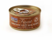 FISH4CATS Sardine and mackerel - mokré krmivo pro kočky - 70g