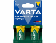1x2 Varta Recharge Accu Power C Baby 3000 mAh