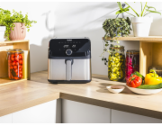 Tefal Easy Fry Mega EY855D10 fritovací hrnec Samostarný 7,5 l Samostatné 2020 W Horkovzdušná fritéza Černá, Nerezová ocel