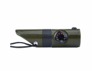 Mil-Tec Píšťalka pro přežití 6 v 1 Olive